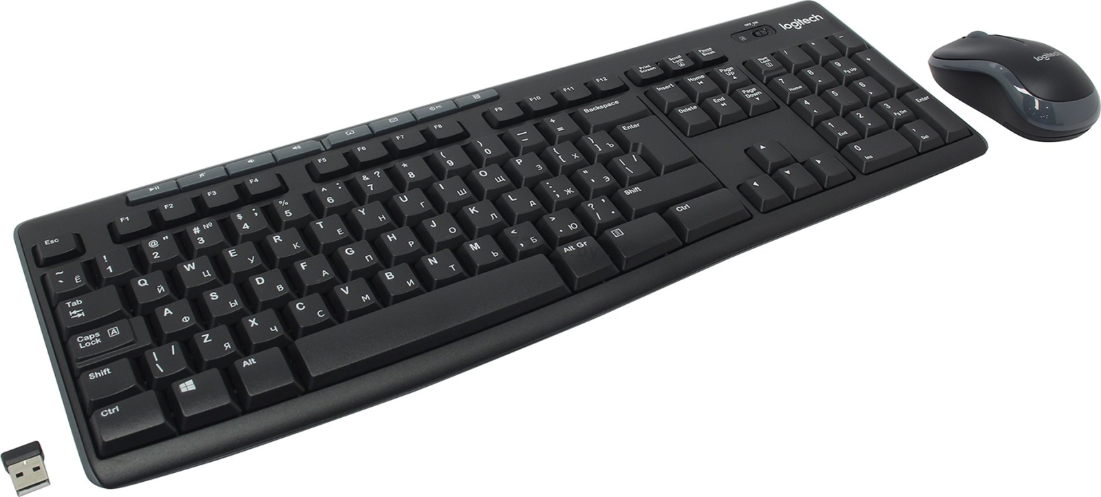Комплект беспроводной клавиатура и мышь LOGITECH MK270 (920-004518)