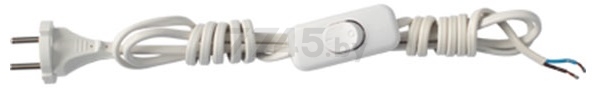 Выключатель на шнуре 0,5 мм, 1,7 м белый BYLECTRICA (ШАВ2-2,5-0,5-1,7)