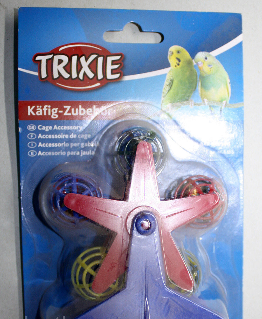 Игрушка для птиц TRIXIE Карусель с погремушками 10 см (5355) - Фото 2