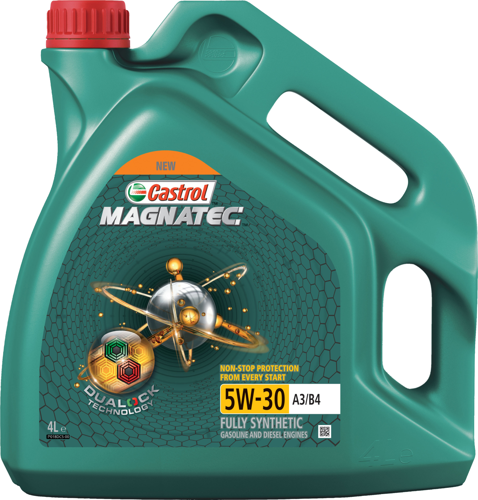Моторное масло 5W30 синтетическое CASTROL Magnatec A3/B4 4 л (15C927)