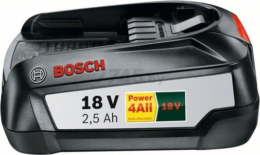 Аккумулятор 18 В 2,5 Ач Li-Ion BOSCH PBA (1600A005B0) - Фото 3