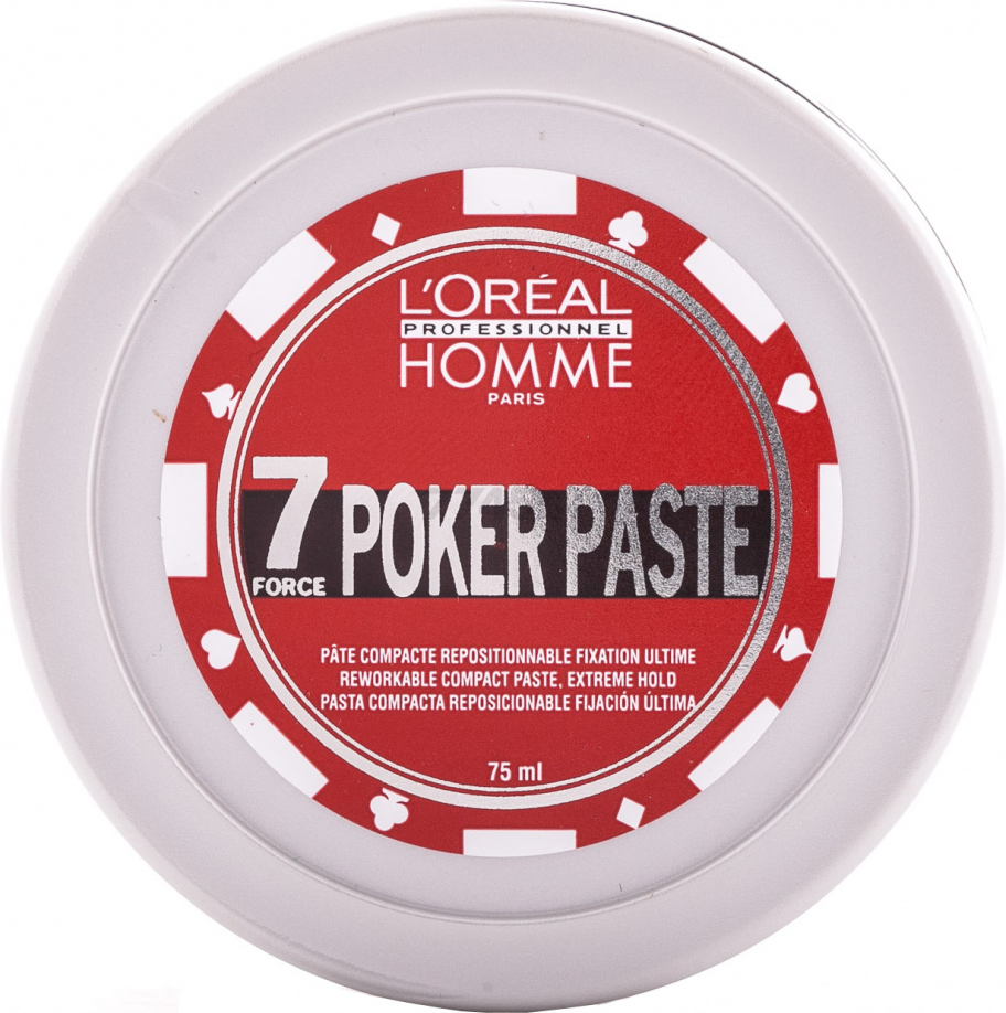 Паста для волос LOREAL PROFESSIONNEL Homme Poker Моделирующая 75 мл (3474630517790)