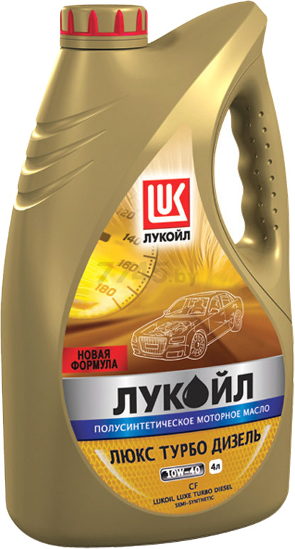 Моторное масло 10W40 полусинтетическое ЛУКОЙЛ Люкс Турбо Дизель 4 л (189323)