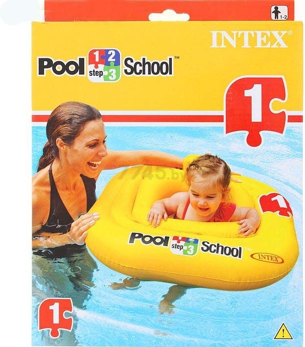 Надувные водные ходунки INTEX Pool School Step 1 56587EU - Фото 5