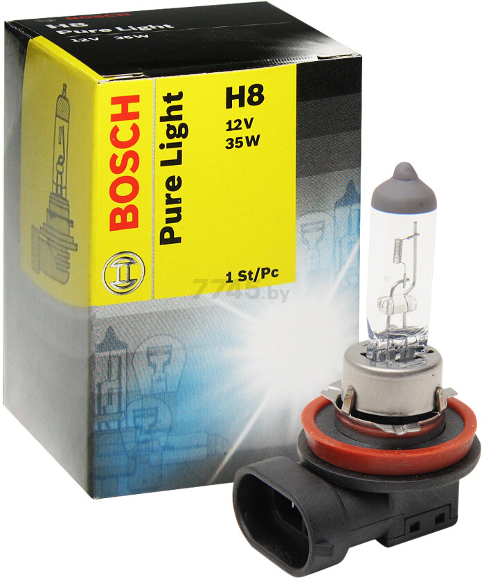 Лампа галогенная автомобильная BOSCH Pure Light H8 (1987302081) - Фото 2