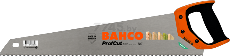 Ножовка по дереву 475 мм BAHCO (PC-19-GT7) - Фото 3