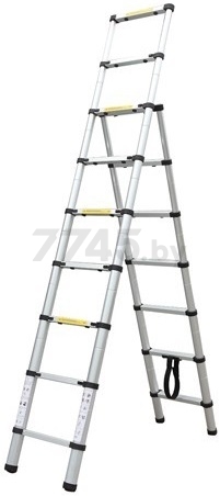 Лестница-стремянка алюминиевая двухсторонняя 184 см 11,8 кг STARTUL (ST9703-079)