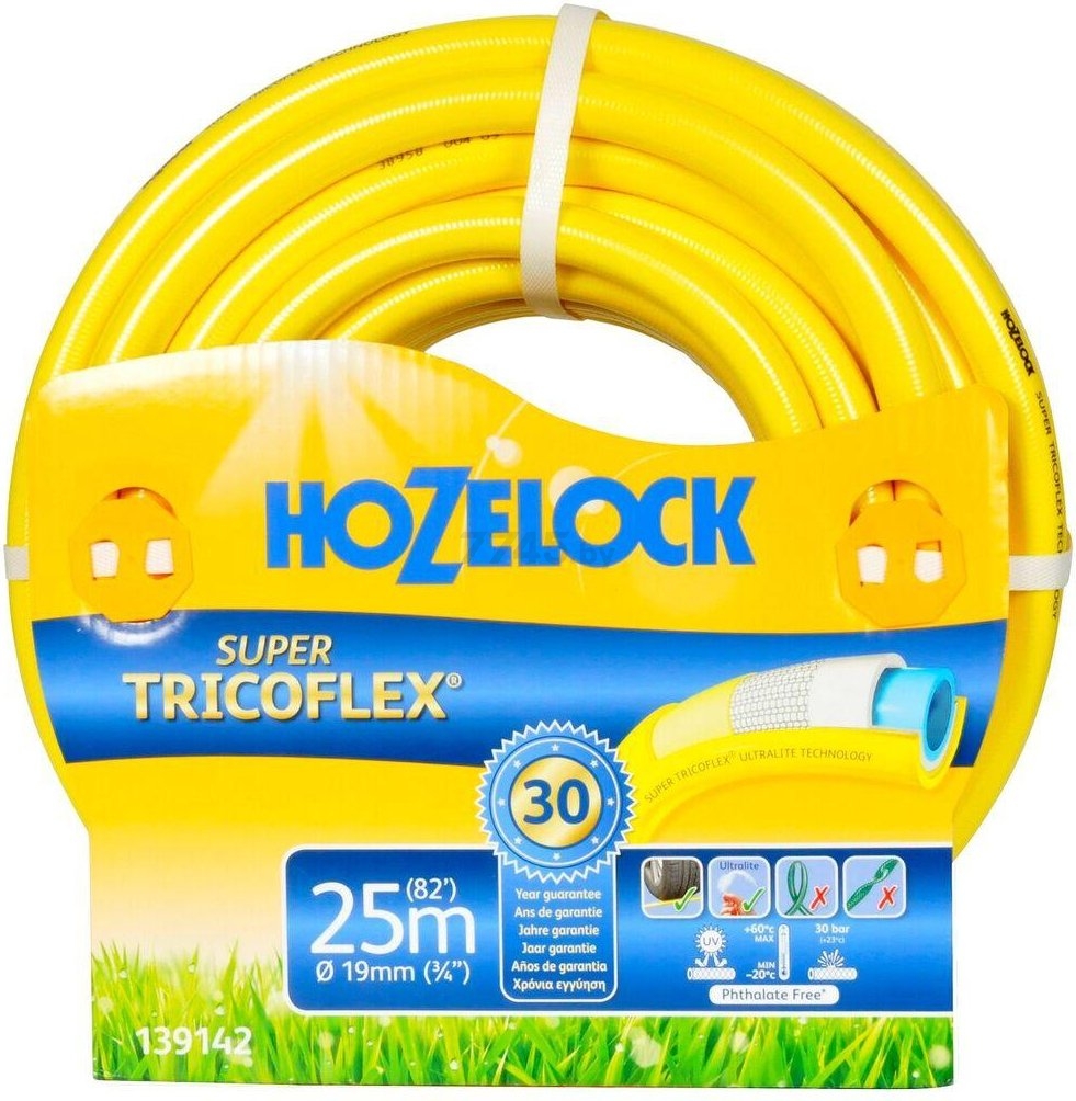 Шланг поливочный HoZelock Super Tricoflex Ultimate 3/4" 25 м (139142)