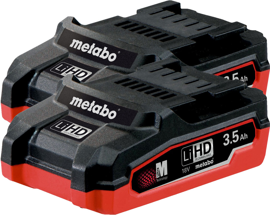 Аккумулятор METABO 18 В 3,5 Ач LiHD 2 штуки (T03460)
