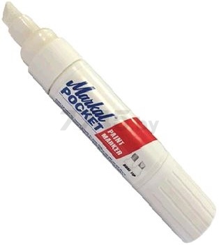 Маркер перманентный на основе жидкой краски MARKAL Pocket белый (97500)