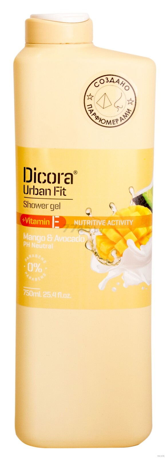 Гель для душа DICORA Mango&Avocado 750 мл (8410262902035)