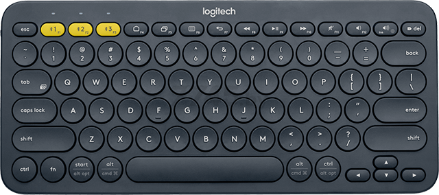 Клавиатура беспроводная LOGITECH K380 черная (920-007584)