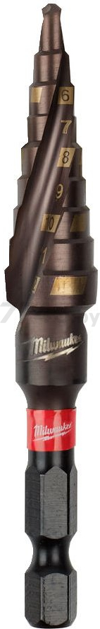 Сверло по металлу ступенчатое 4-12 мм MILWAUKEE Shockwave Impact Duty (48899261)