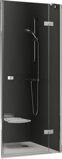 Дверь душевая RAVAK SMSD2-120 A-R хром/прозрачное стекло (0SPGAA00Z1)