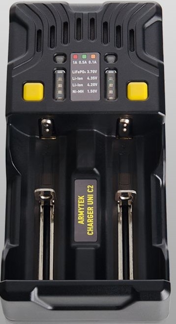 Зарядное устройство для аккумулятора универсальное ARMYTEK Uni C2 Plug Type C (A02401C) - Фото 6