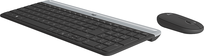 Комплект беспроводной клавиатура и мышь LOGITECH MK470 Slim Wireless Combo - Фото 2