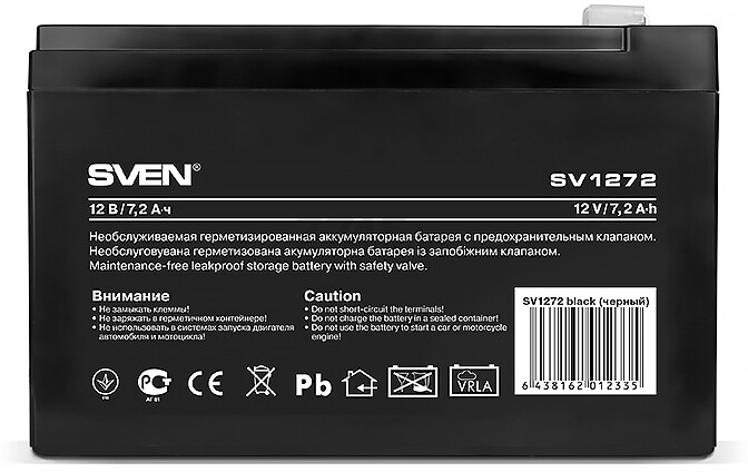 Аккумулятор для ИБП SVEN SV1272 - Фото 2