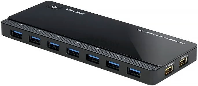 USB-хаб TP-Link UH720 черный - Фото 2