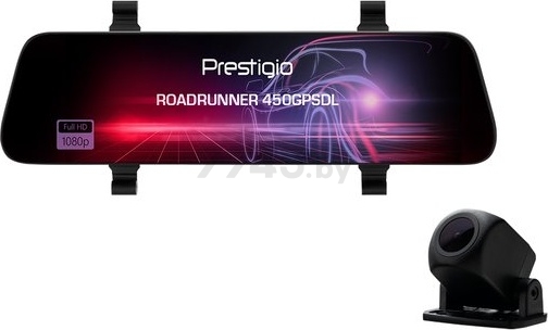 Видеорегистратор автомобильный PRESTIGIO RoadRunner 450 GPSDL (PCDVRR450GPSDL)