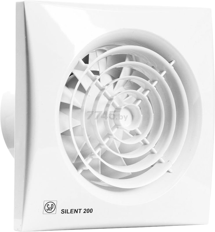 Вентилятор вытяжной накладной SOLER&PALAU Silent-200 CHZ white (5210426200)