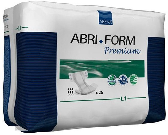 Подгузники для взрослых ABENA Abri-Form L1 Premium 100-150 см 26 штук (43066)