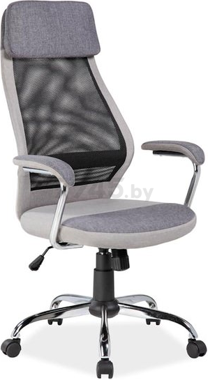 Кресло компьютерное SIGNAL Q-336 серо-черный (OBRQ336SZ)