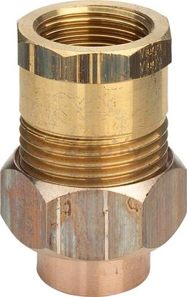 Сгон бронзовый 15х1/2" с внутренней резьбой под пайку VIEGA (103422)