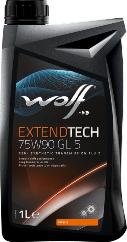 Масло трансмиссионное 75W90 полусинтетическое WOLF ExtendTech GL 5 1 л (2209/1)