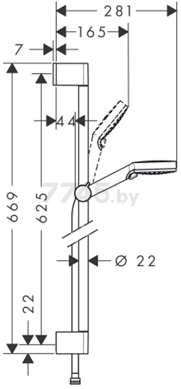 Набор смесителей HANSGROHE Logis E (71178000+71610000+26532400) - Фото 4