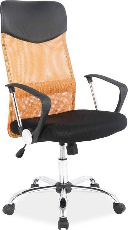 Кресло компьютерное SIGNAL Q-025 оранжево-черный (OBRQ025PC)