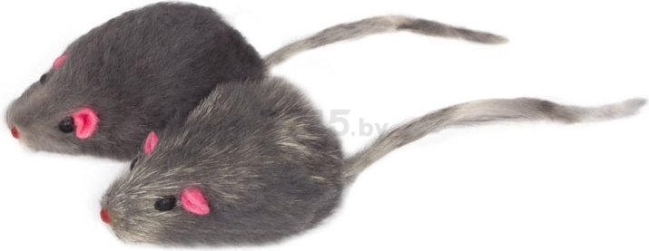 Игрушка для кошек TRIOL Мышь серая 45-50 мм 24 штуки (22161003)