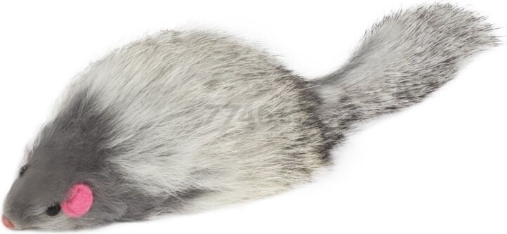Игрушка для кошек TRIOL Мышь серая с пищалкой 70-75 мм 24 штуки (22161020)