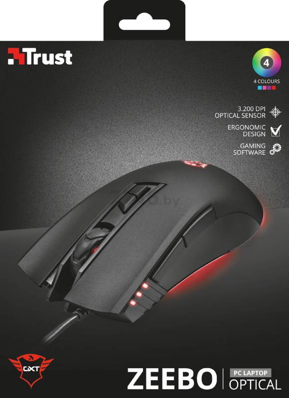 Мышь игровая TRUST GXT 121 Zeebo Gaming Mouse (23091) - Фото 7