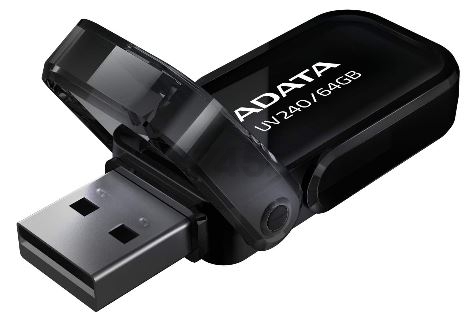 USB-флешка 32 Гб ADATA UV240 Black (AUV240-32G-RBK) - Фото 2