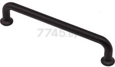 Ручка мебельная скоба AKS Loft-128 матовый черный (62201)
