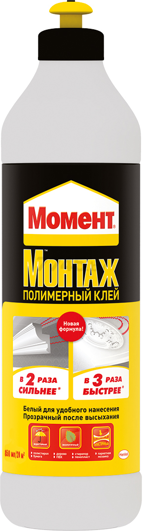 Клей монтажный МОМЕНТ Монтаж полимерный 850 мл (2231297)