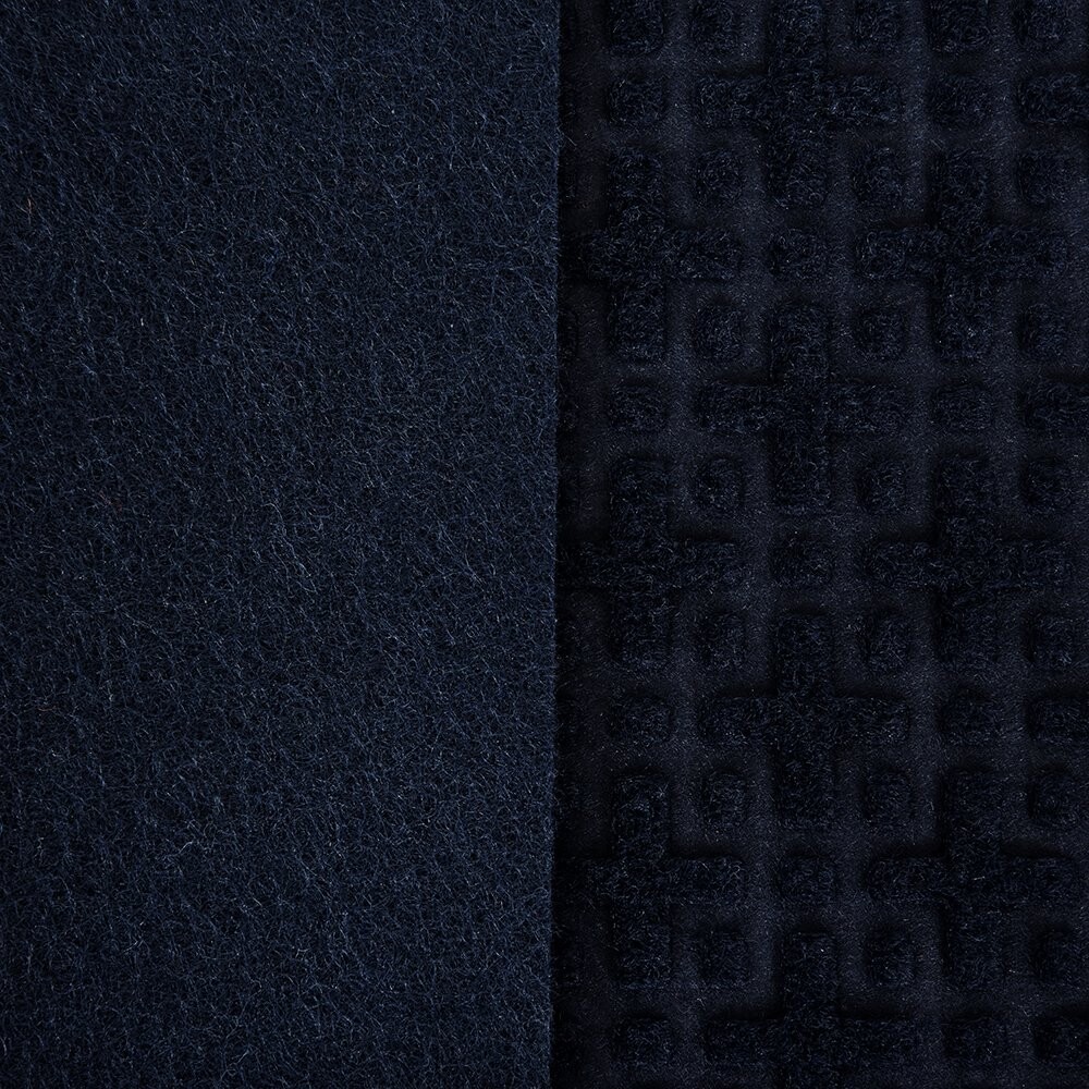 Коврик придверный рельефный VORTEX Comfort 40х60 см Добро пожаловать без подложки синий (24115) - Фото 3