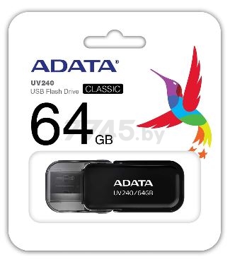 USB-флешка 32 Гб ADATA UV240 Black (AUV240-32G-RBK) - Фото 3