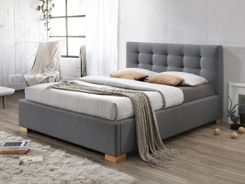 Кровать двуспальная SIGNAL Copenhagen серый 160x200 см (COPENHAGEN160SZD)