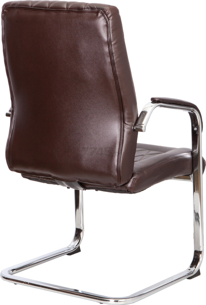 Кресло офисное AKSHOME Damask Eco коричневый (58897) - Фото 4