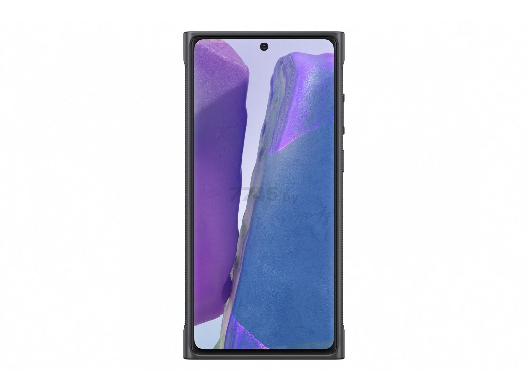 Чехол Samsung Clear Protective Cover для Note20 прозрачный с черной рамкой (EF-GN980CBEGRU) - Фото 3