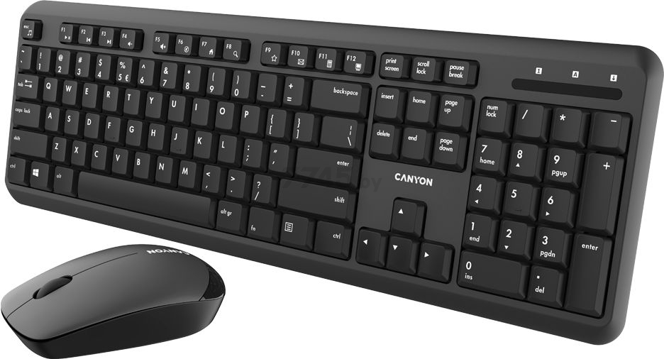 Комплект беспроводной клавиатура и мышь CANYON CNS-HSETW02-RU - Фото 3