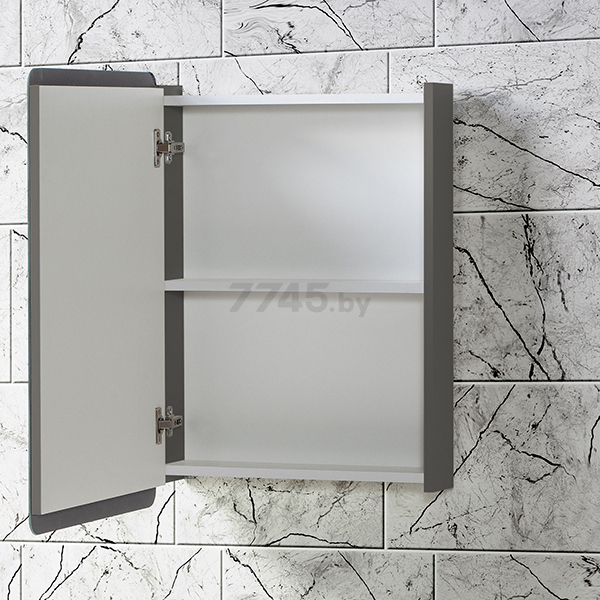 Шкаф с зеркалом для ванной АКВАЛЬ Сеул (СЕУЛ.04.50.27.N) - Фото 3