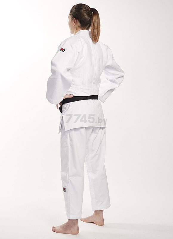 Куртка дзюдо IPPON GEAR Fighter Slim Fit белый 160 (JJ750SW-160) - Фото 3