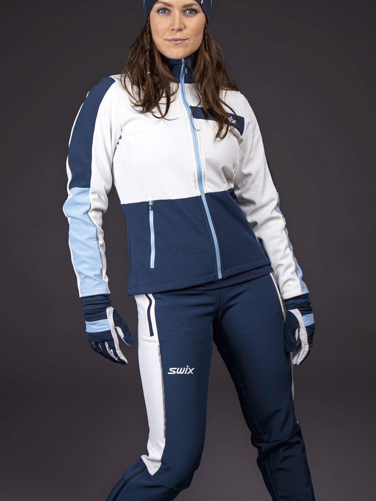 Перчатки лыжные женские SWIX Cross темно-синий размер L (H0877-75100-L) - Фото 3