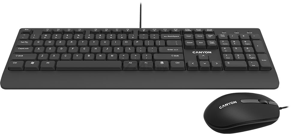 Комплект клавиатура и мышь CANYON CNE-CSET4-RU - Фото 3