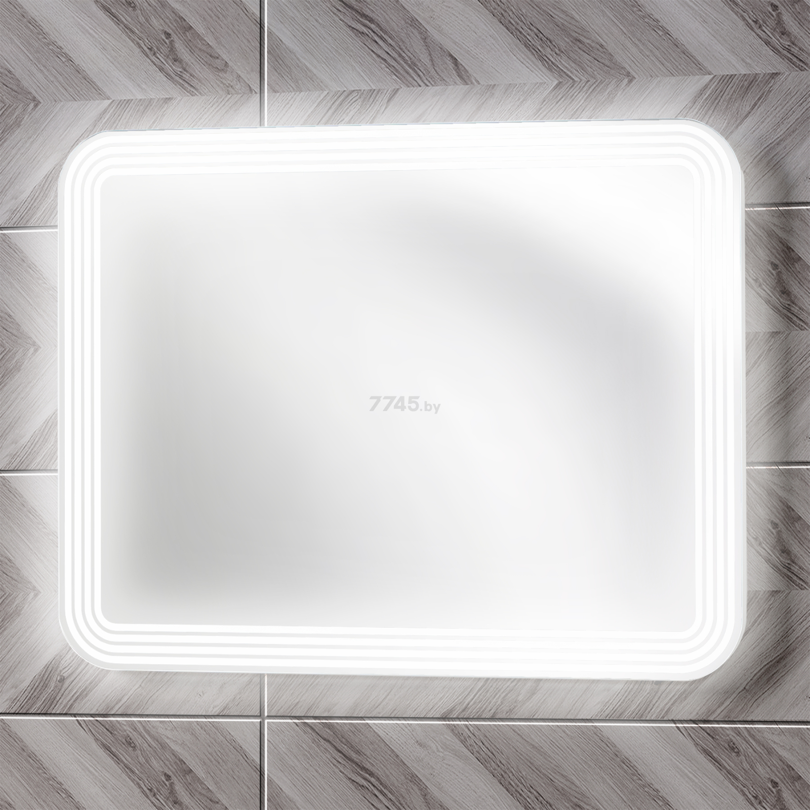Зеркало для ванной с подсветкой АКВАЛЬ Верна (ЗЛП322) - Фото 3