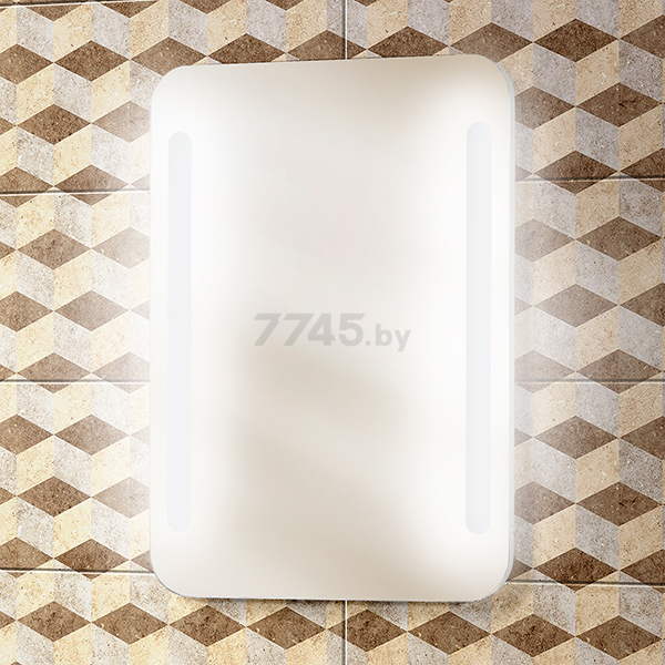 Зеркало для ванной с подсветкой АКВАЛЬ Верна (ЗЛП328) - Фото 3