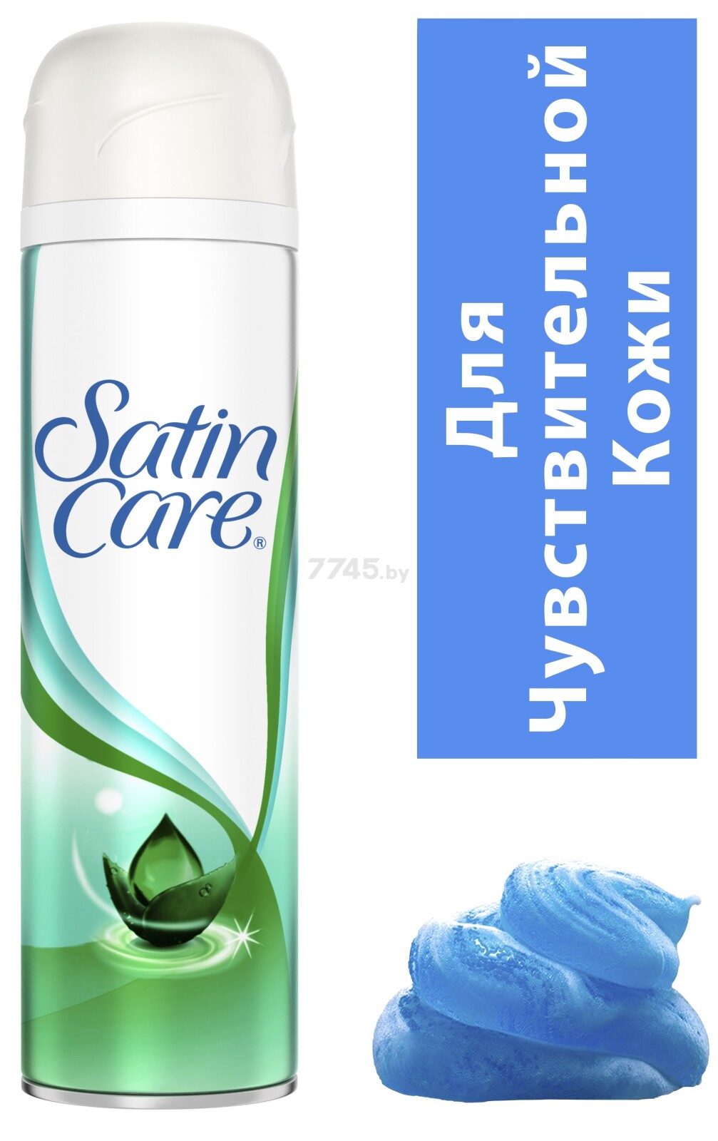 Гель для бритья GILLETTE Satin Care Sensitive Skin With Aloe 200 мл (3014260223007)