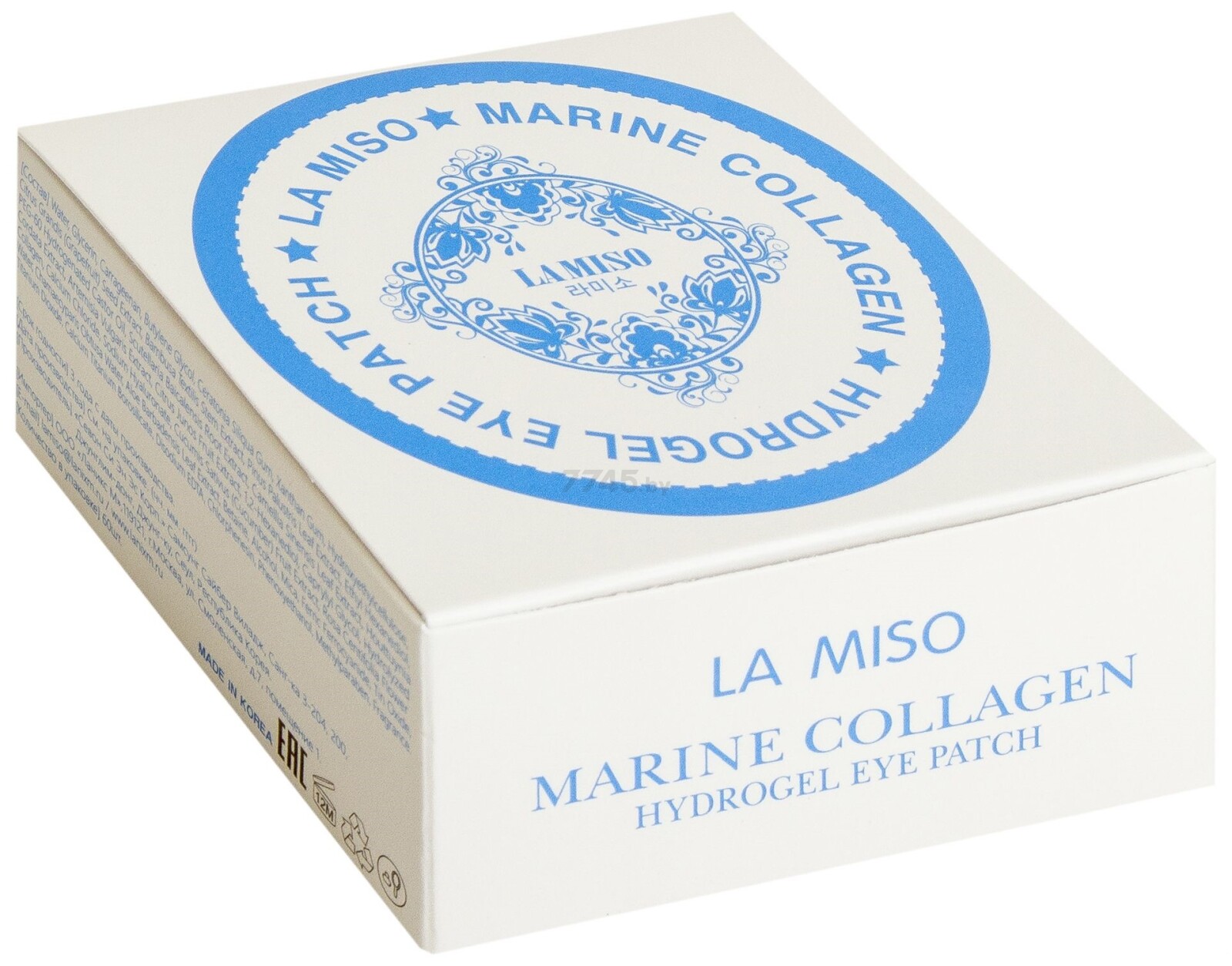 Патчи под глаза LA MISO Marine Collagen Hyaluron 60 штук (8809368410283)